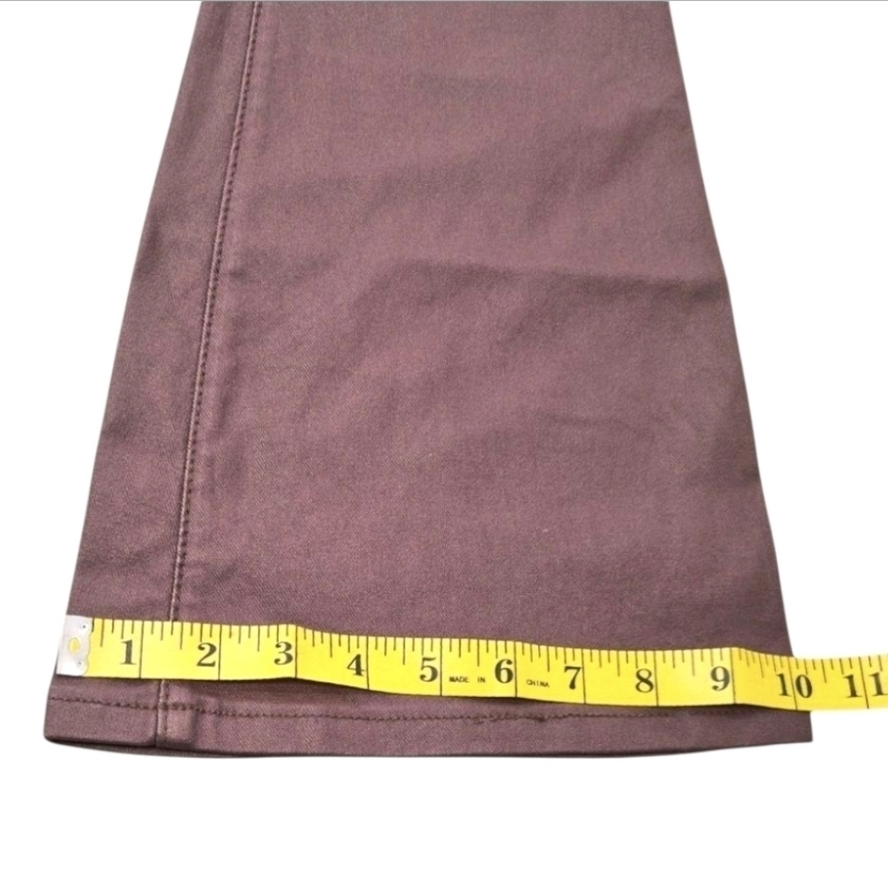 Edikted Luna Faux Leather Flare Pants Size Medium - Picture 13 of 16